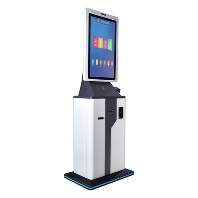 Máquina del servicio del uno mismo del aceptador del efectivo del banco de la máquina del quiosco del cajero automático de Ragistar del efectivo de la pantalla táctil de 23 pulgadas