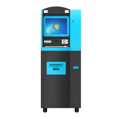 El cajero automático del cajero automático del servicio del uno mismo de la pantalla táctil de 19 pulgadas recicla el quiosco de la automatización