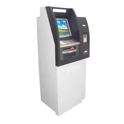 Quiosco del cajero automático de la máquina del cajero automático del depósito en efectivo de 17 pulgadas para el banco