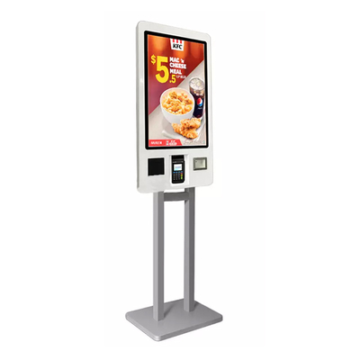 Quiosco que ordena del pago del servicio del uno mismo de la máquina del pago y envío del uno mismo de la posición de 21,5 pulgadas para KFC