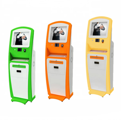 Lector automático Kiosk Machine For de la tarjeta de crédito de efectivo de la máquina expendedora del boleto interior