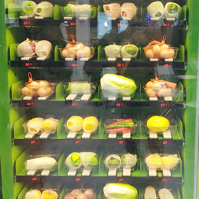 Quiosco de la fruta de la comida de la máquina expendedora del pago del servicio del uno mismo de 22 pulgadas con el transportador de correa