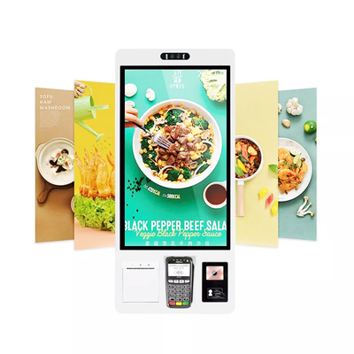 La pantalla táctil coloca orden del restaurante el ordenar de pago del pago y envío del quiosco del servicio del uno mismo de Digitaces