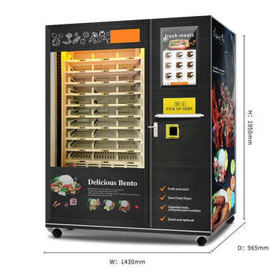 Quiosco caliente automático del servicio del uno mismo de la comida congelada de la máquina expendedora de la comida