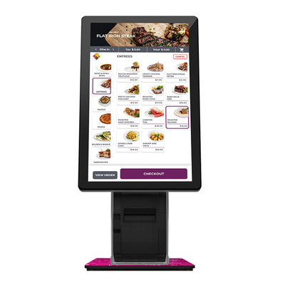 Quiosco del servicio del uno mismo de 23 pulgadas para la comida del almuerzo de la oficina del restaurante