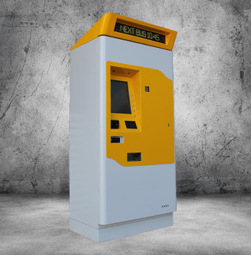 Máquina expendedora de boletos de máquina de depósito en efectivo Atm Quiosco de máquina de depósito en efectivo Atm