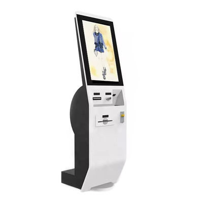 24 horas del uno mismo que parquea del quiosco de la tarjeta de cajero automático de la venta de máquina de la recarga con el lector de tarjetas