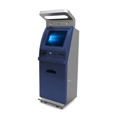 Cajero automático del registro de Bill Acceptor Kiosk Self Service del pago del depósito en efectivo
