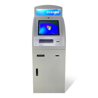 Máquina vendedora caliente de la atmósfera de Self Service Kiosk de la impresora del informe del cajero automático del servicio del uno mismo de la pantalla táctil A4
