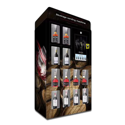 Quiosco del dispensador del alcohol del agua de la máquina expendedora de Bevrage de la pantalla táctil de 22 pulgadas