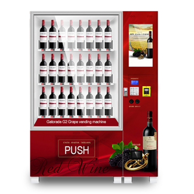 Quiosco del dispensador del alcohol del agua de la máquina expendedora de Bevrage de la pantalla táctil de 22 pulgadas