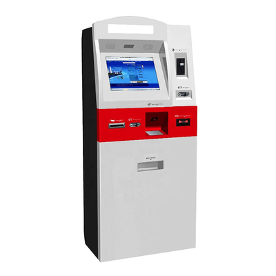 Máquina del cajero automático de la caja de la máquina del cajero automático del uno mismo de la pantalla táctil para el banco