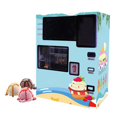 Quiosco automático del pago del uno mismo de la máquina expendedora del helado del servicio del uno mismo
