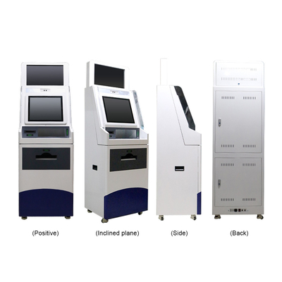 Máquina automática del boleto del quiosco del informe del registro del servicio del uno mismo de la pantalla táctil