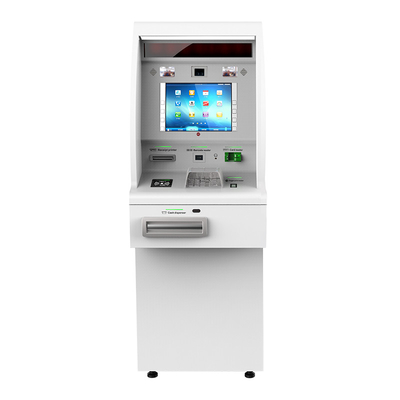 Caja automática del quiosco del dinero de la máquina del depósito en efectivo de la atmósfera de las soluciones del servicio del uno mismo del cajero automático