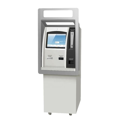 Quiosco del cajero automático del pago del autoservicio de la pantalla táctil recibir monedas