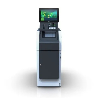 Máquina compacta del depósito en efectivo de la huella quiosco del cajero automático de la pantalla táctil de 17 pulgadas
