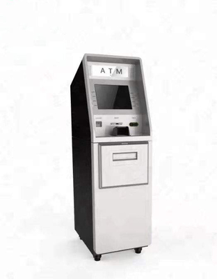 Quiosco de pantalla táctil para exteriores, máquina de depósito de cheques bancarios financieros, cajero automático