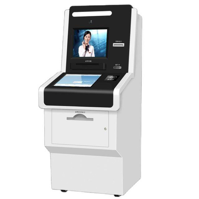 cajero automático interior del quiosco del servicio del uno mismo 8ms que deposita la máquina virtual de la caja