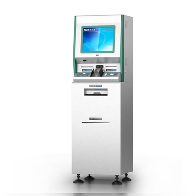 Terminal de la máquina de Deposite del efectivo de la atmósfera del servicio del uno mismo del ODM para el pago del banco
