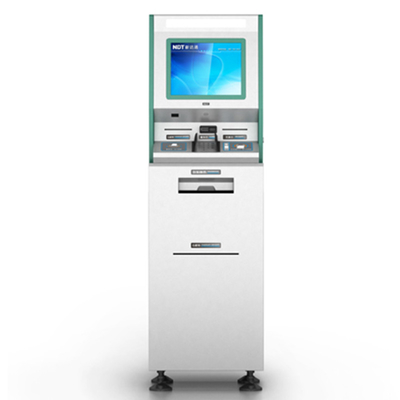 Terminal de la máquina de Deposite del efectivo de la atmósfera del servicio del uno mismo del ODM para el pago del banco
