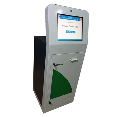 Máquina del depósito en efectivo de la pantalla táctil para los pagos del quiosco del cheque del banco