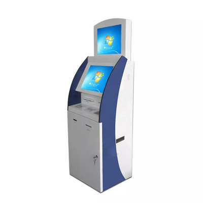 Quiosco del dinero de la máquina de depósito en efectivo del servicio del uno mismo del cajero automático de la pantalla de 19"