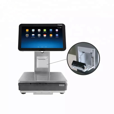 Sistema electrónico de la posición del quiosco de la pantalla táctil de la escala de la caja registradora del peso de Digitaces