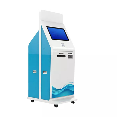 Autoservicio de huellas dactilares Atm Máquina de depósito en efectivo Máquina de conteo de dinero Quiosco Cajero automático