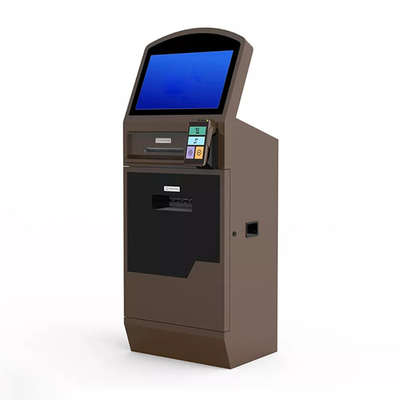Autoservicio de huellas dactilares Atm Máquina de depósito en efectivo Máquina de conteo de dinero Quiosco Cajero automático