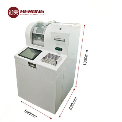 Máquina de depósito de efectivo inteligente de 16 GB de memoria Máquina automática de depósito de billetes
