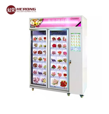 Máquina de venta de armarios de refrigeración de 600W 220V con 32 artículos