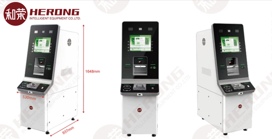 High Security Lobby CRM Contador de dinero Sistema de cajero automático Máquina de reciclaje de efectivo R06L