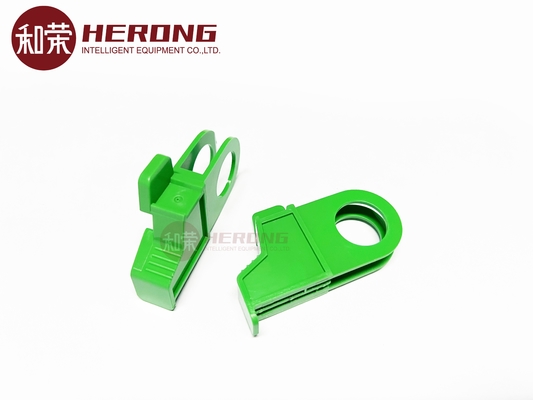 Nuevas piezas de plástico verdes de alta calidad.