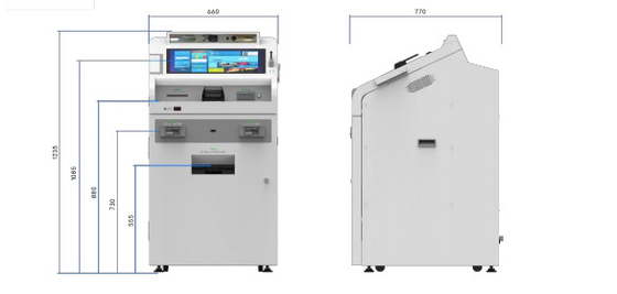 Máquina de impresión instantánea de tarjetas inteligente eficiente y multifunción