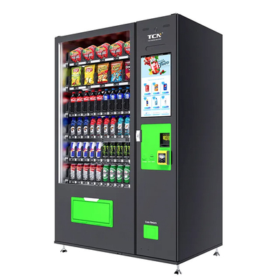 Máquina de venta de refrigerios y bebidas transportador automático especial pantalla personalizada de 22 pulgadas