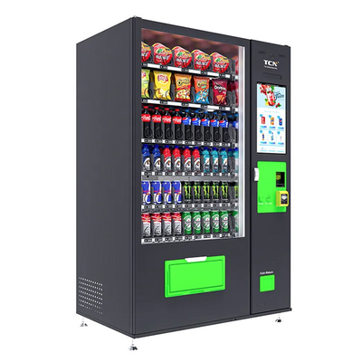 Máquina de venta de refrigerios y bebidas transportador automático especial pantalla personalizada de 22 pulgadas