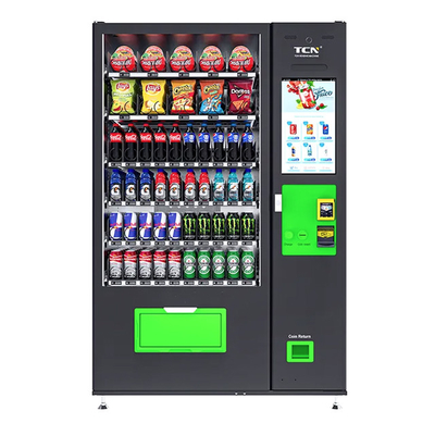 Máquina de venta de refrigerios y bebidas transportador automático especial pantalla personalizada de 22 pulgadas