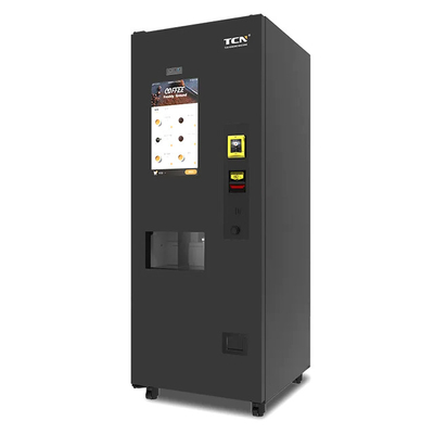 Máquina expendedora de café o té caliente o helada al aire libre con pantalla inteligente de 20 pulgadas