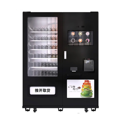 Autoservicio Máquina vendedora de café y té congelada con pantalla de 17 pulgadas