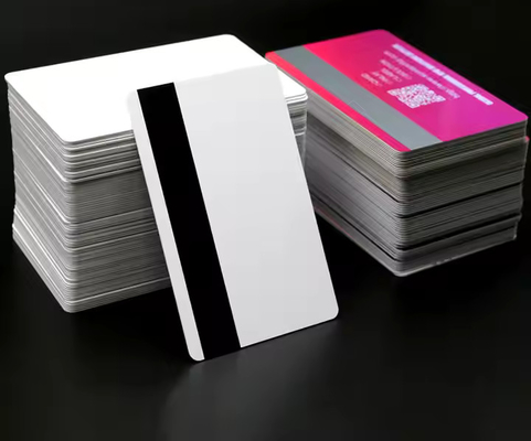 Partes de la máquina de cajeros automáticos banda magnética blanca tarjetas de PVC de blanqueo inteligente