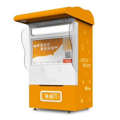 Máquina expendedora inteligente moderna de la farmacia del OEM 24 horas del efectivo de quiosco del aceptador