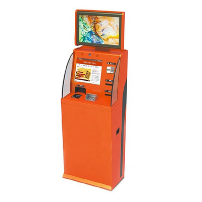 Quiosco doble del dispensador de Sim Card Vending Machine Ticket de la pantalla con el aceptador de la moneda