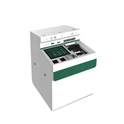 El registro elegante de la identificación de la máquina de la caja de la tienda automatizó el quiosco de la máquina de la atmósfera
