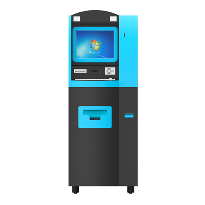 Quiosco de las actividades bancarias de la máquina del depósito en efectivo del cajero automático del servicio del uno mismo con 17" pantalla tácticl LCD