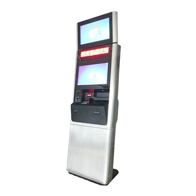 Quiosco interactivo de Digitaces de los quioscos de información pública del gobierno de E con la impresión del escáner del QR Code