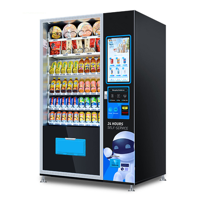 24 horas del uno mismo de máquina expendedora del servicio máquina expendedora de las comidas y de las bebidas de 22 pulgadas