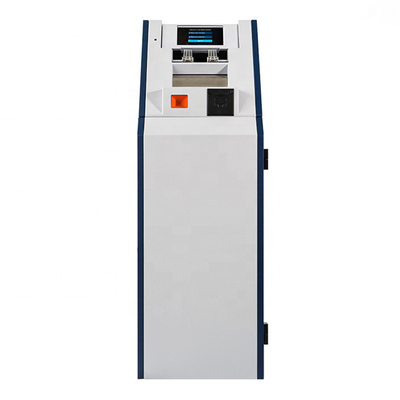 El LCD-tacto automático de alta velocidad de la máquina del depósito del billete de banco de la cuenta exhibe la pequeña atmósfera de la máquina del depósito en efectivo