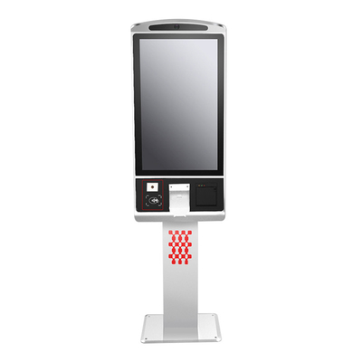 32 pulgadas de pantalla táctil máquina de pago quiosco con impresora térmica y escáner de código Qr