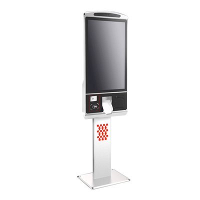 32 pulgadas de pantalla táctil máquina de pago quiosco con impresora térmica y escáner de código Qr